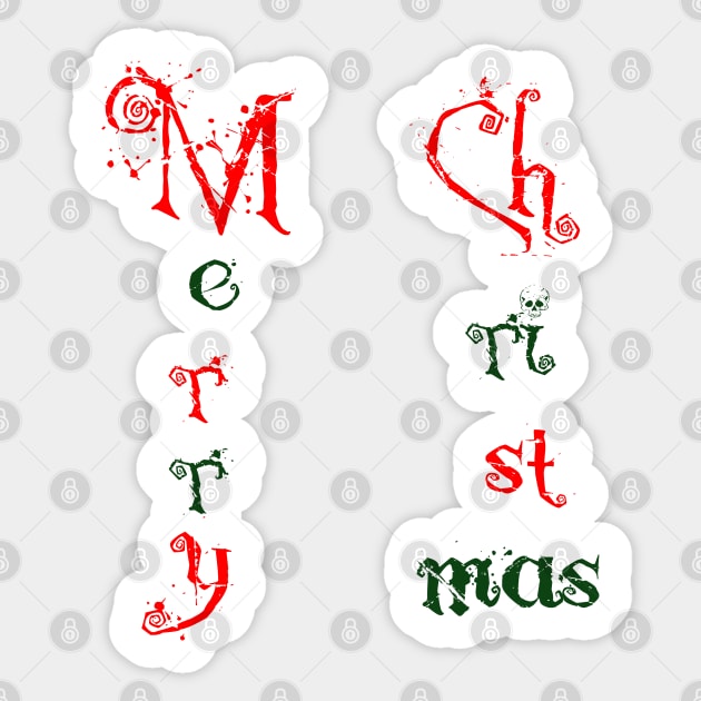 merry christmas Sticker by sarahnash